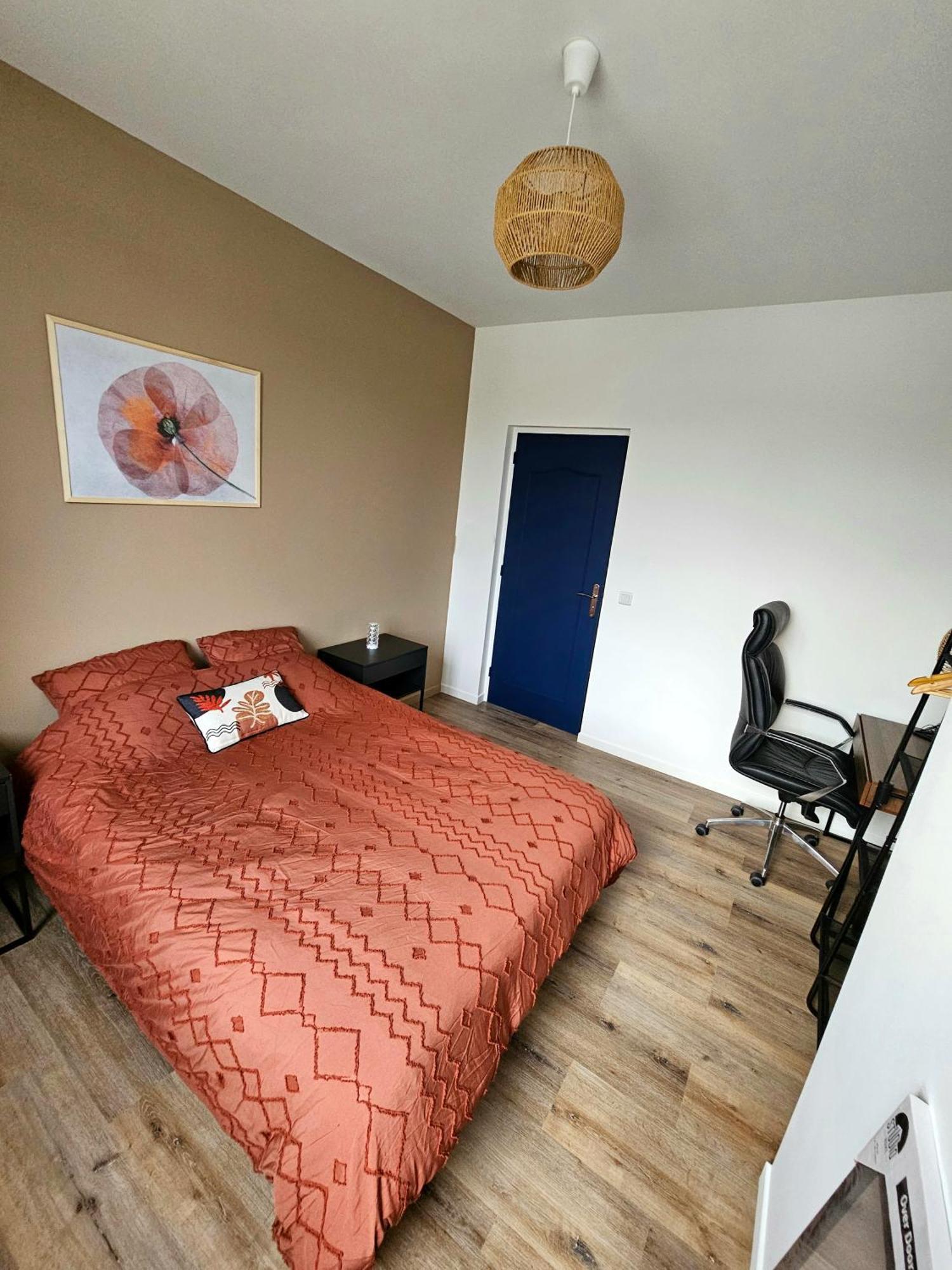 Maison Spacieuse Privatisee Ou A La Chambre - Places De Parking Saint-Michel  Extérieur photo